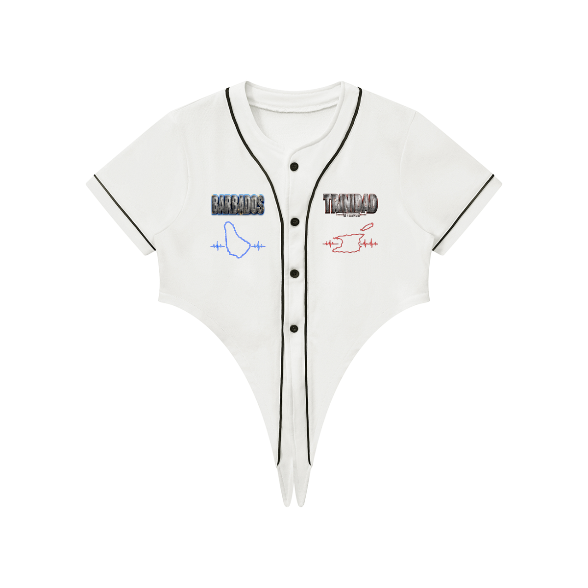 Trinidad & Barbados Area Code Baseball Jersey