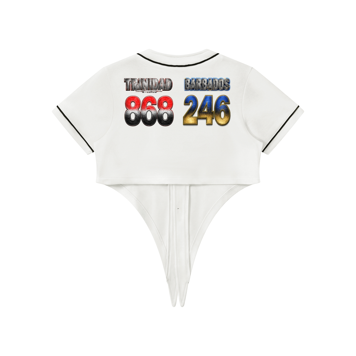 Trinidad & Barbados Area Code Baseball Jersey
